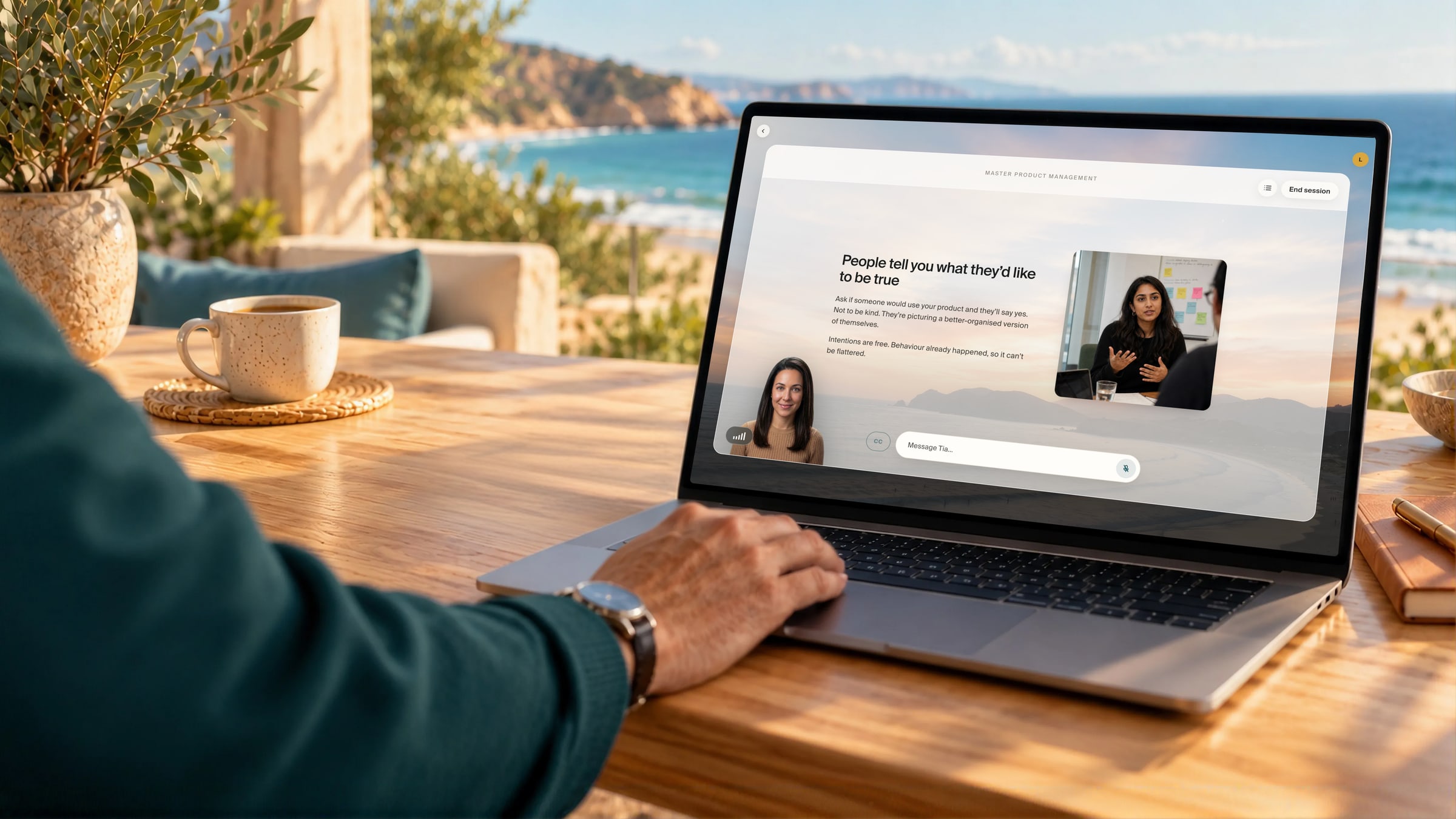 AI coach explaining the SPIN Selling framework